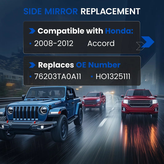 Heated Mirror Glass for Honda Accord EX-L Coupe (2008–2012) HO1325111