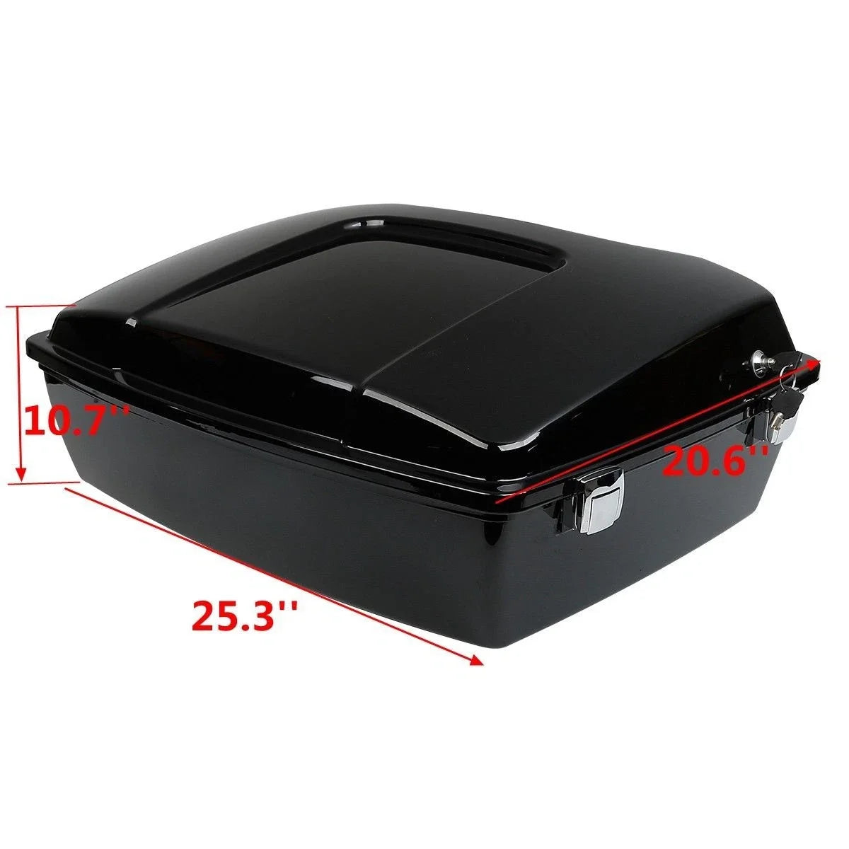 Trunk Mount Rack - Chopped Style for Harley Road King (2009-2013) Black