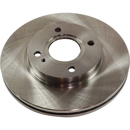 Disc Brake Rotor for Ford Fiesta (2011–2019) Front Left/Right Solid 1 Pc FWD