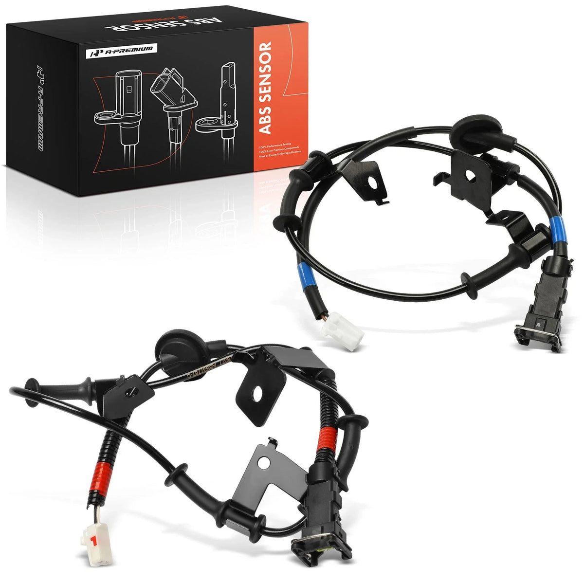 2X Rear ABS Wheel Speed Sensor for Kia Forte (2010)