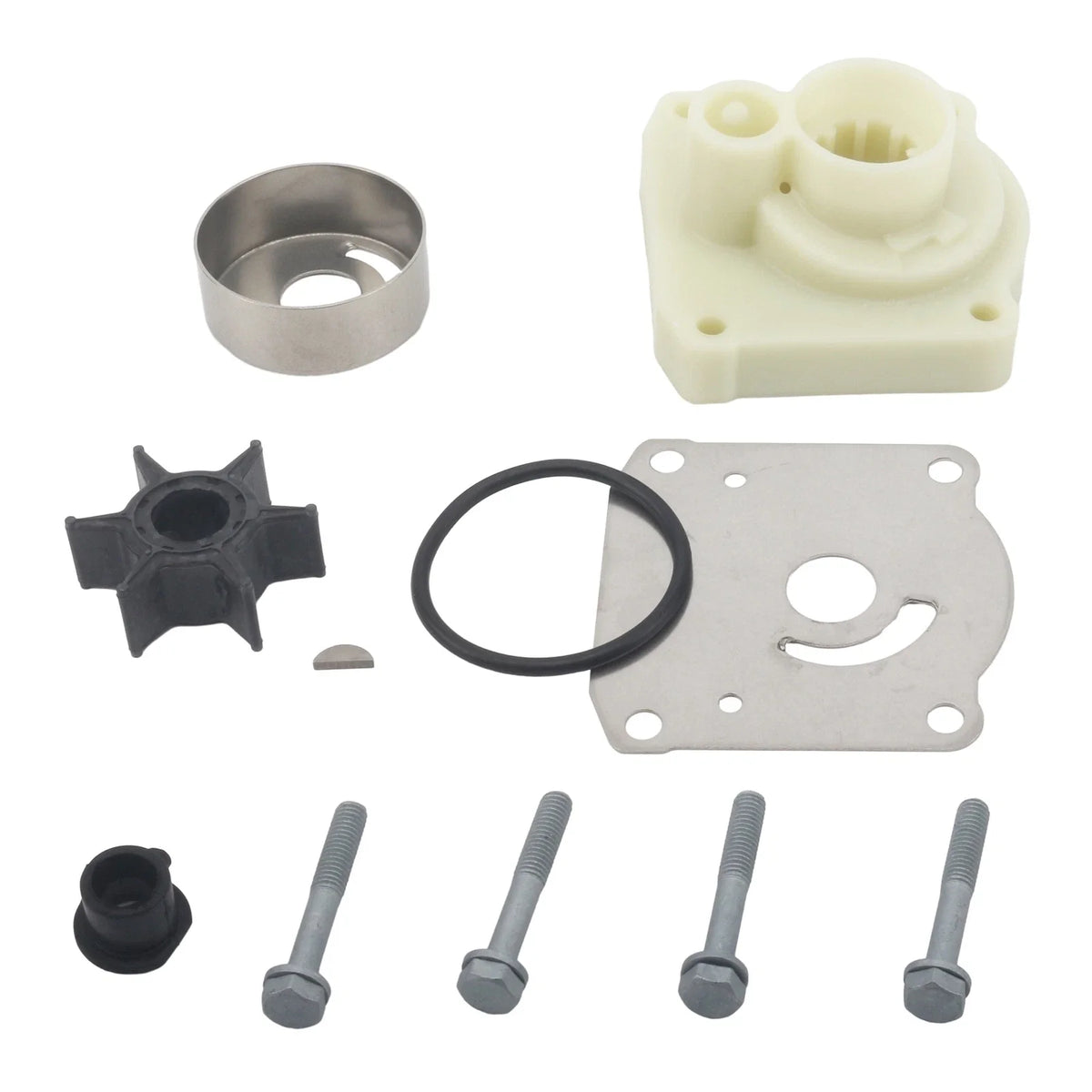 Water Pump Repair Kit for Impeller Yamaha Outboard 61N-W0078-13, 61N-W0078-14