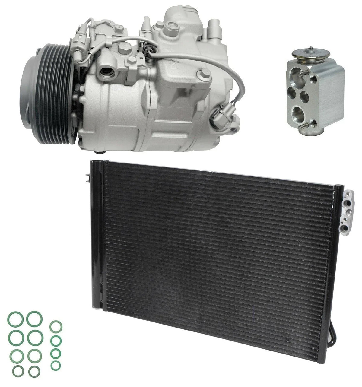 AC Compressor Kit With Condenser for BMW 128i 3.0L (2010–2013)