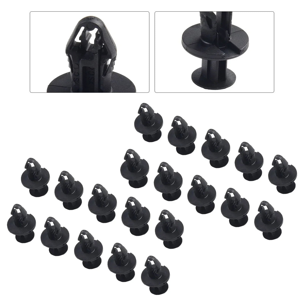 Undertray Rivets - Black ABS for Model 3 (2017-2026) by Tesla