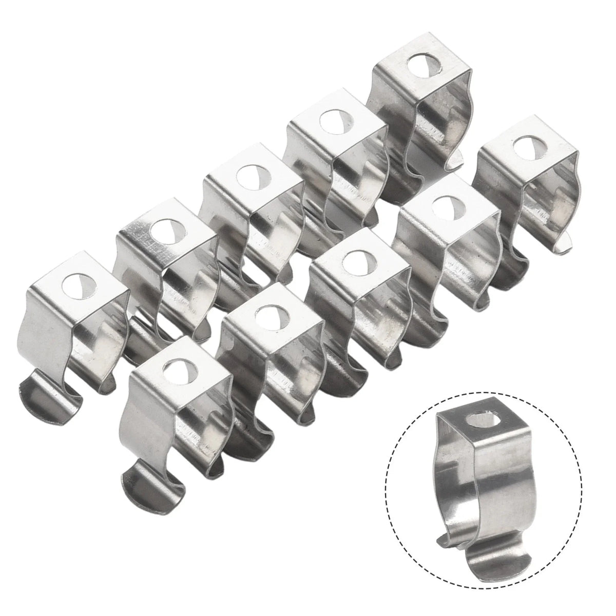 Space Saving Spring Terry Clips for Garage and Workshop Tools