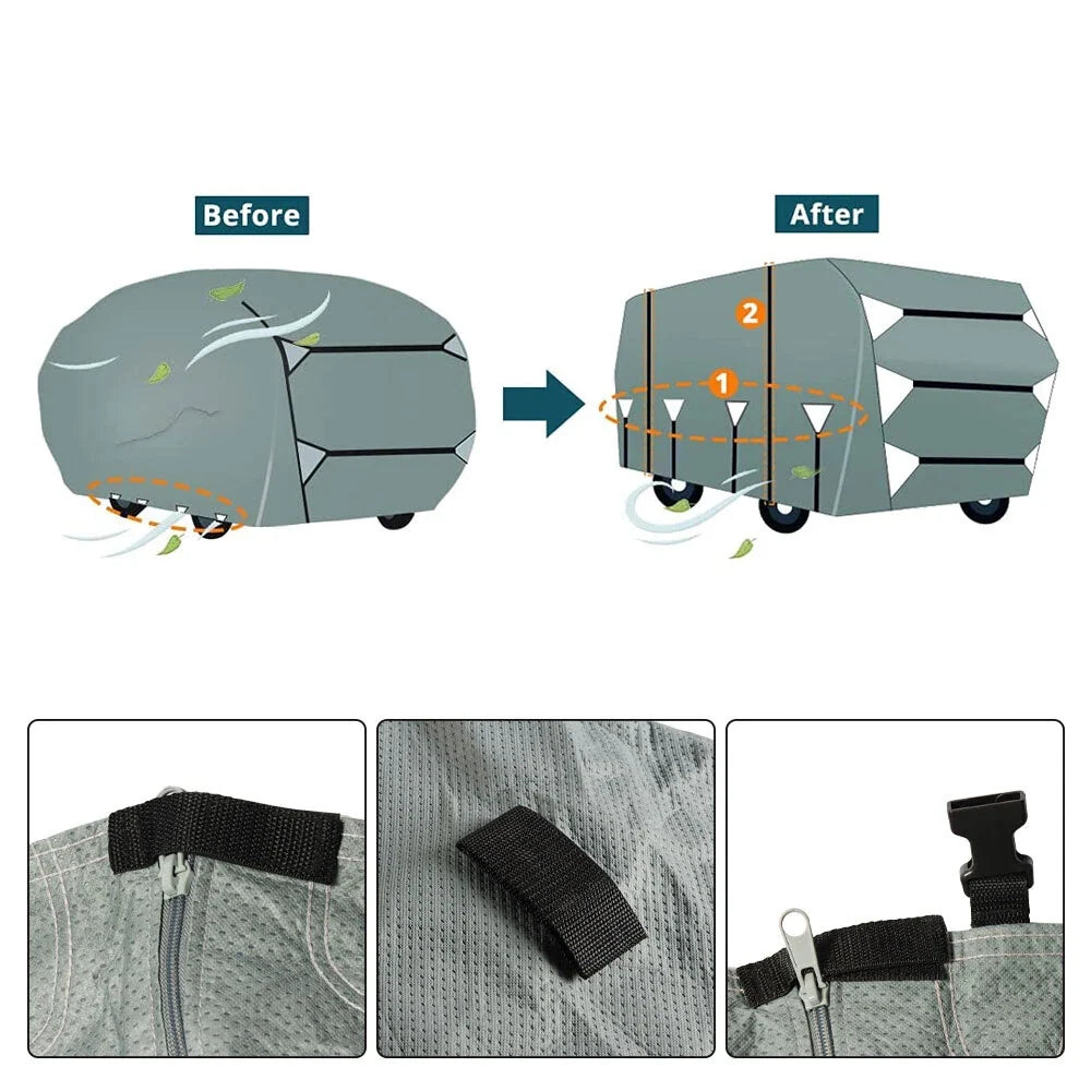 RV Cover for Class A Motorhome (30'-33' FT)