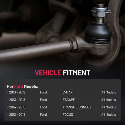 Set of 4 Tie Rod Ends for Ford C-Max Focus Escape 2012-2018