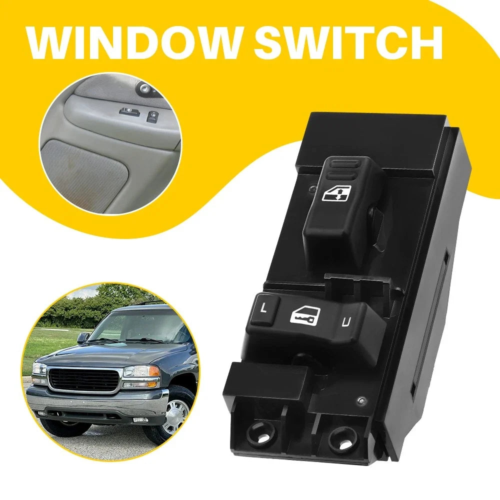 Front Passenger Power Window Door Lock Switch for Chevy Tahoe GMC Yukon (2000–2002)