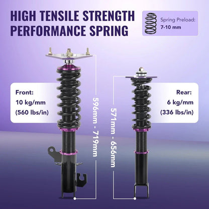 Coilover Struts for Nissan Altima 2007-2013 and Maxima 2009-2014