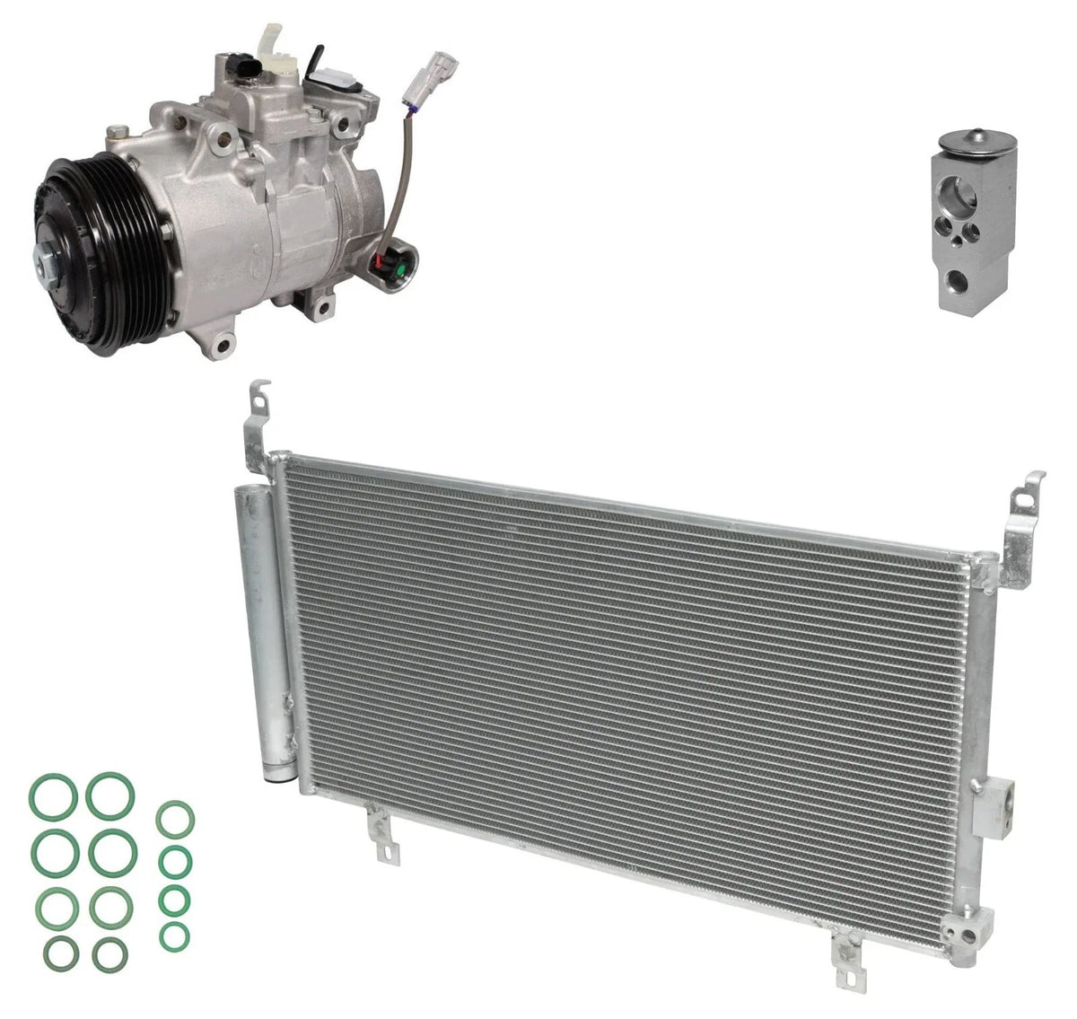 A/C Compressor Kit With Condenser for Subaru Outback 3.6L (2016–2016)
