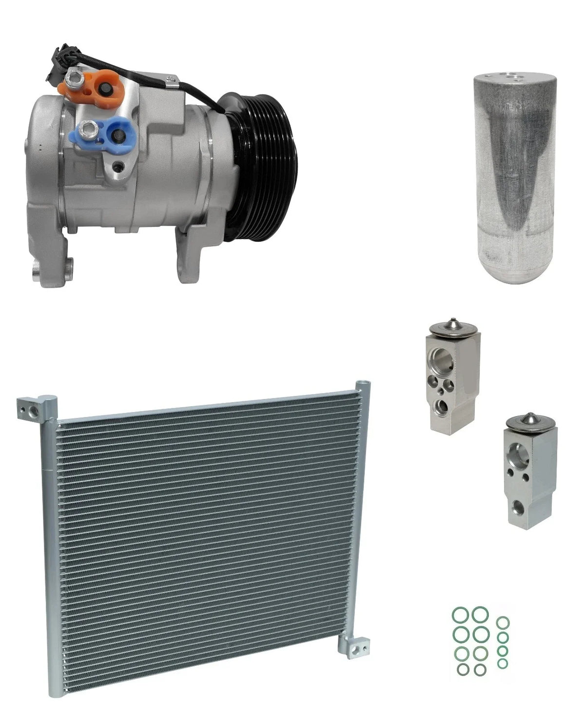 AC Compressor Kit with Condenser for Dodge Durango 5.7L (2004–2009)