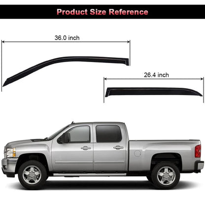 4pc Vent Visor for Toyota 4Runner 1996-2002 Models