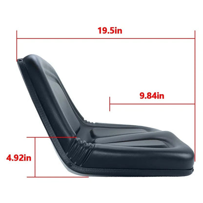 TM333BL High-Back Seat for Lawn Mower Universal Fit