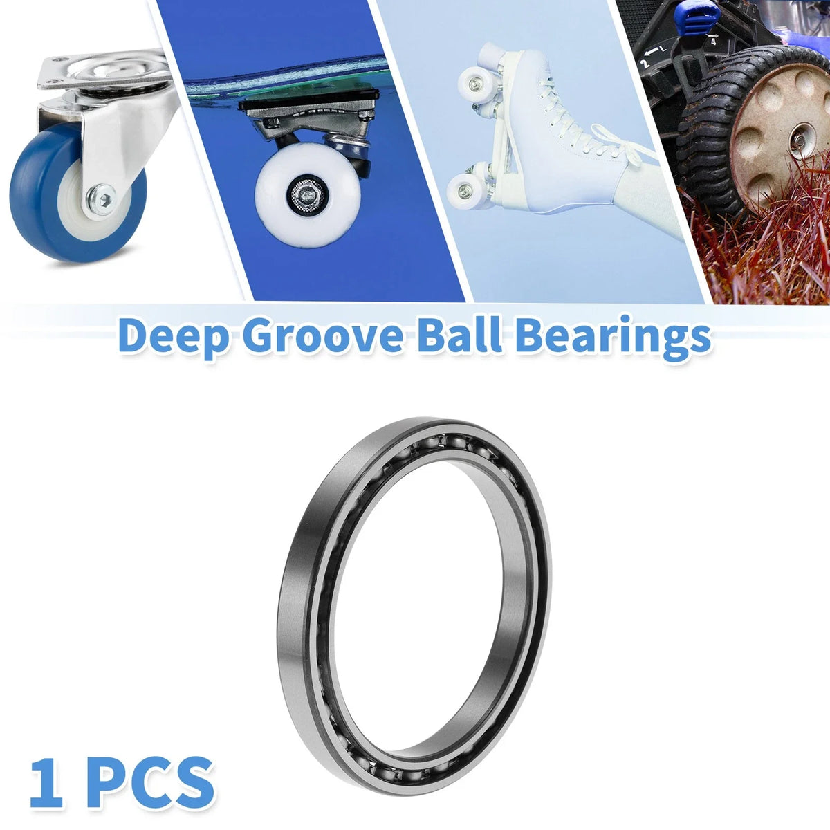 Deep Groove Ball Bearing 90x115x13mm for Various Models (6818)