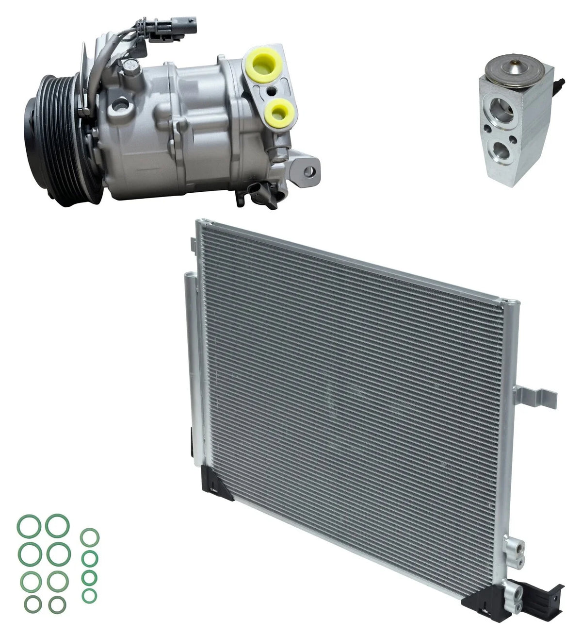 AC Compressor Kit With Condenser for Cadillac CTS 3.6L Turbo (2015–2015)