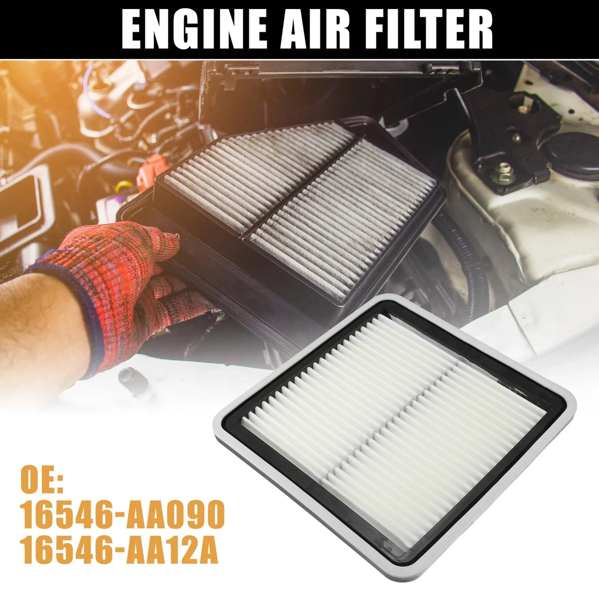 Engine Air Filter 16546-AA090 for Subaru Crosstrek (2013–2017)