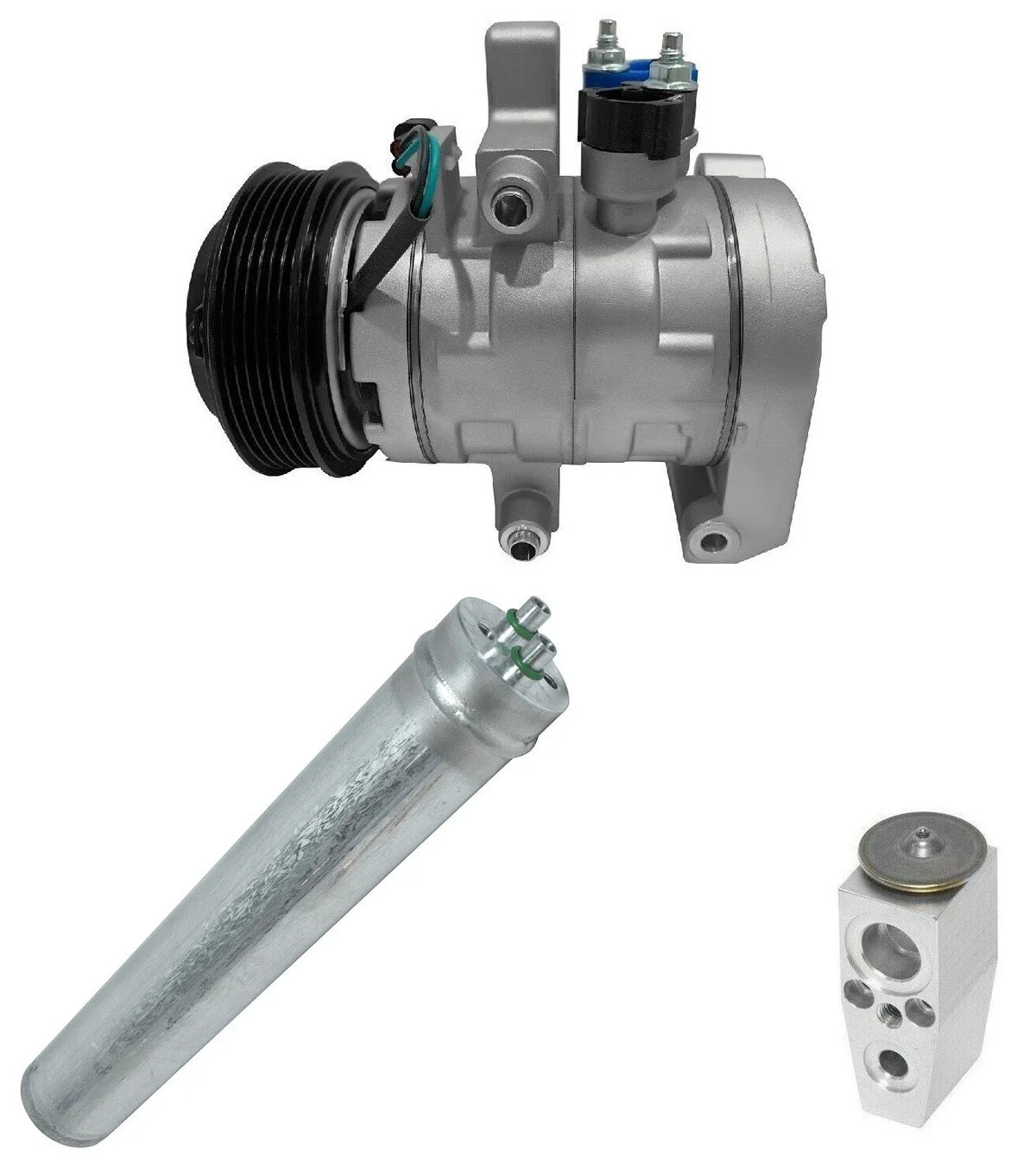 AC Compressor Kit Replacement for Ford Mustang 5.0L 5.2L (2015–2016)