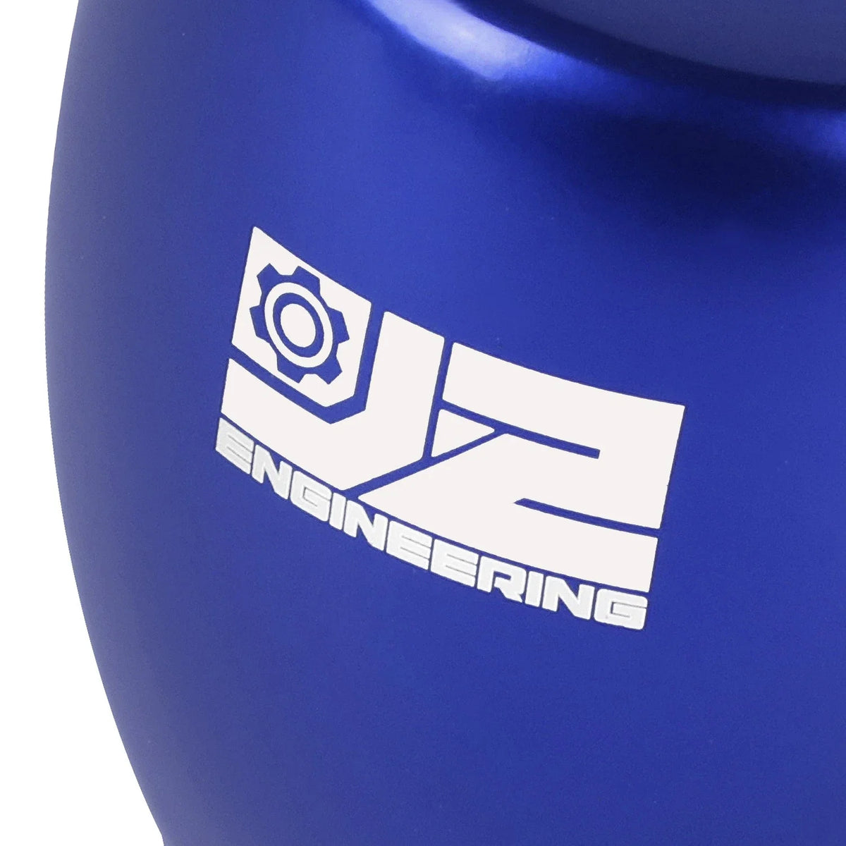 Shift Knob for Universal Vehicles - Blue Flat Top Teardrop Shape