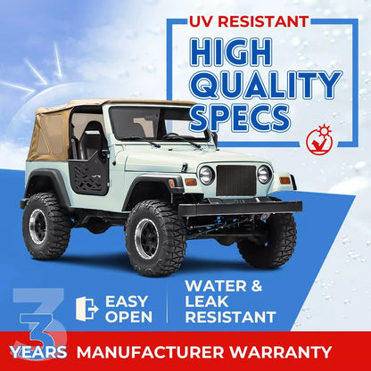 Tinted Windows Soft Top for Jeep Wrangler TJ 1997-2006 Replacement