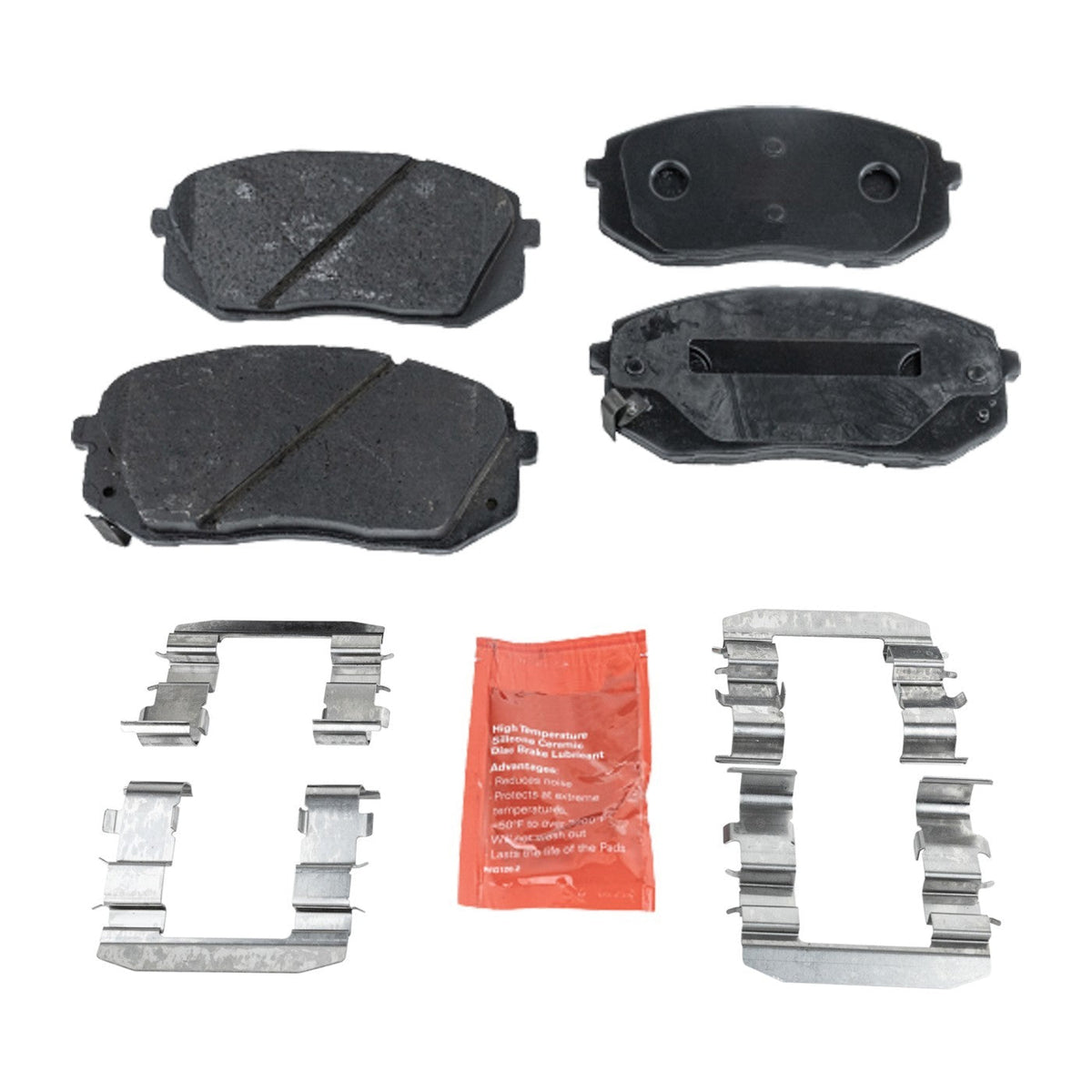 Set of 4 Ceramic Brake Pads for Kia Rondo (2007–2010)