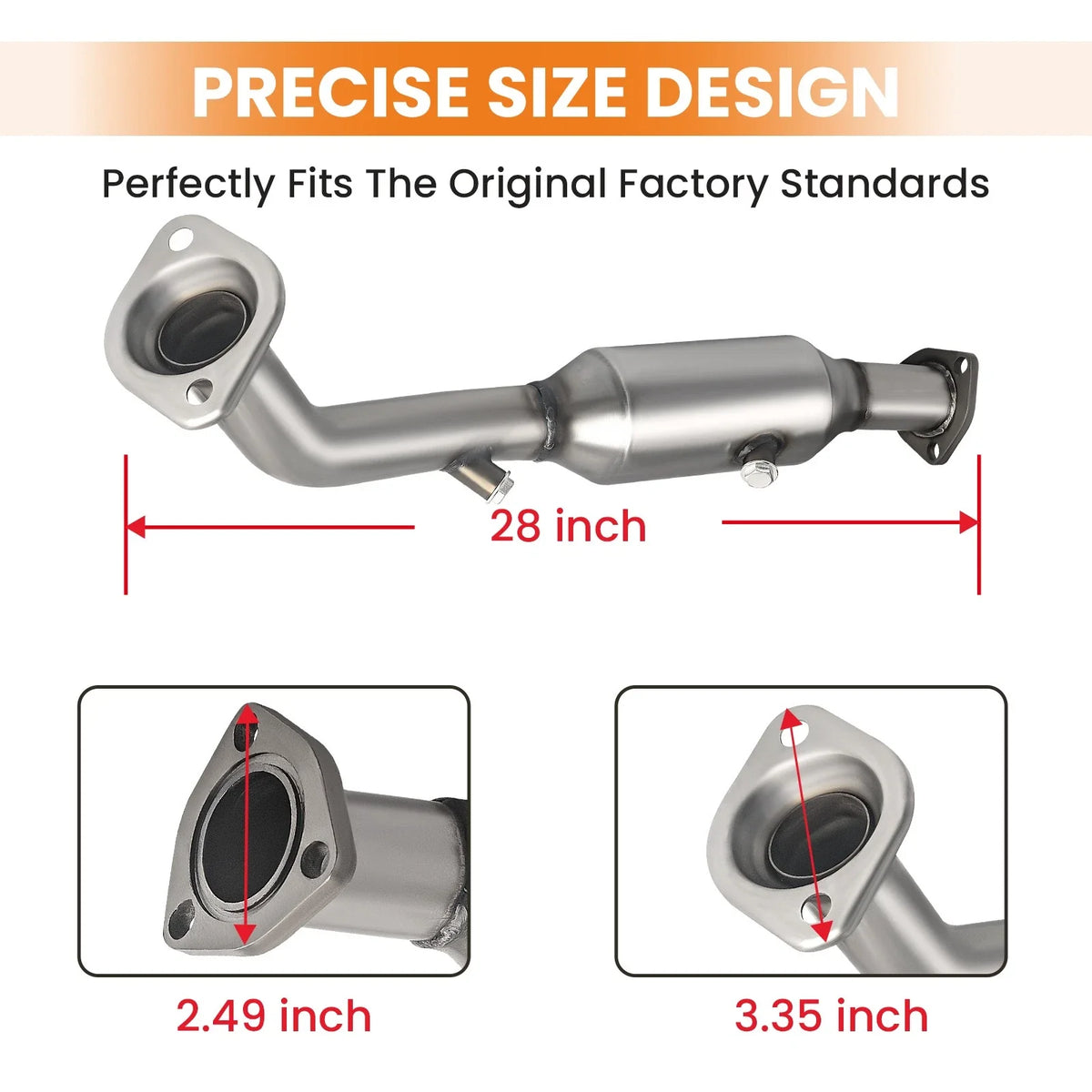 EPA Catalytic Converter for Honda CR-V EX/LX/Base 2.4L (2002–2006)