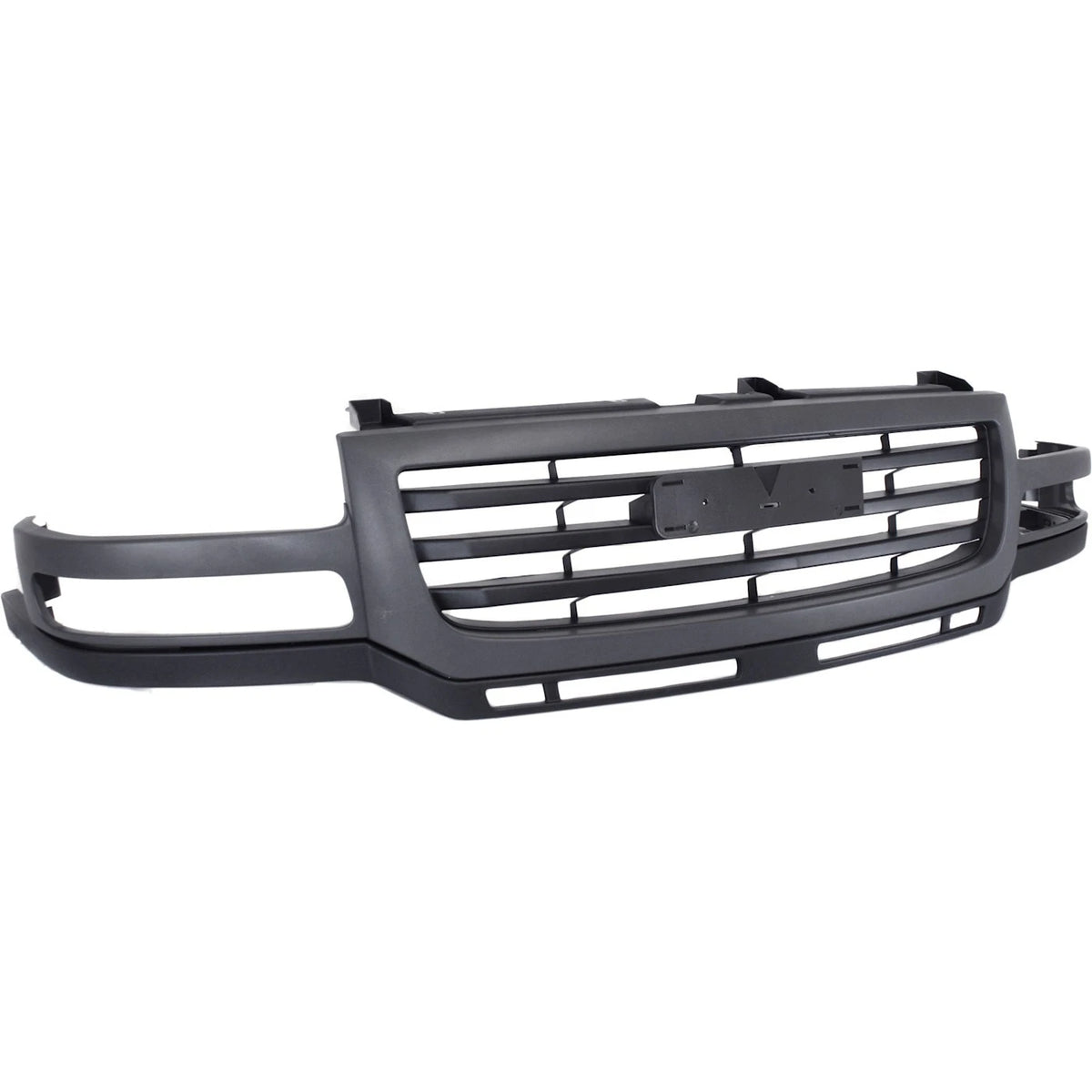 Grille for GMC Sierra 2500 HD 3500 (2003–2007) Gray Shell Black Insert