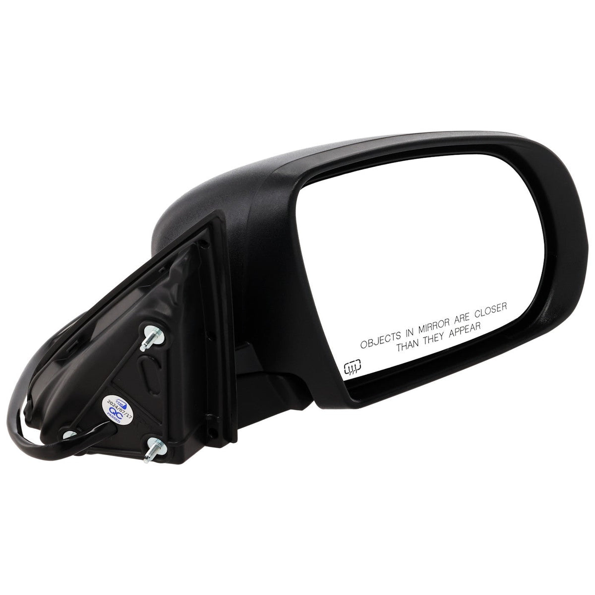 Heated Right Side Mirror for Jeep Cherokee (2014–2018) Textured Black