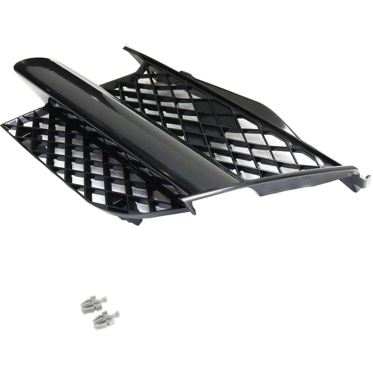 Grille for Mitsubishi Outlander (2003–2004) Driver Side Black Plastic