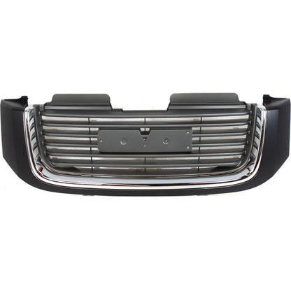 Bumper Cover Kit 2pc with Grille for GMC Envoy (2002–2009)