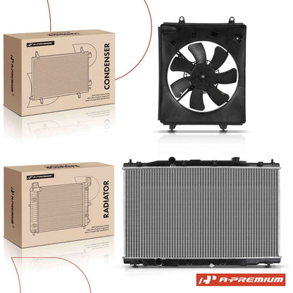 Radiator and Cooling Fan Assembly with Shroud for Honda CR-V (2012–2014)