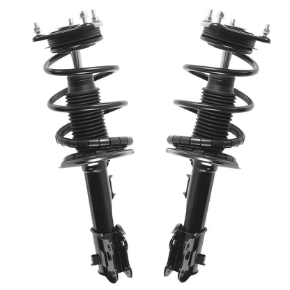 Pair of Front Struts w/ Coil Springs for 2014-2018 Kia Forte