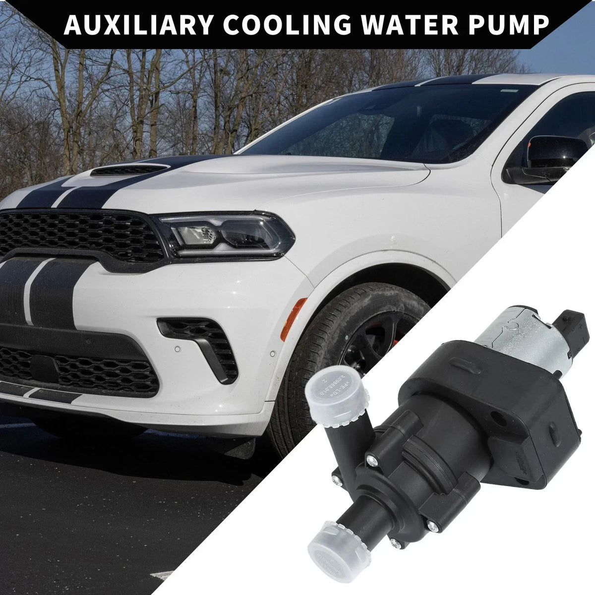 Water Pump Auxiliary for 2001-2003 Dodge Durango