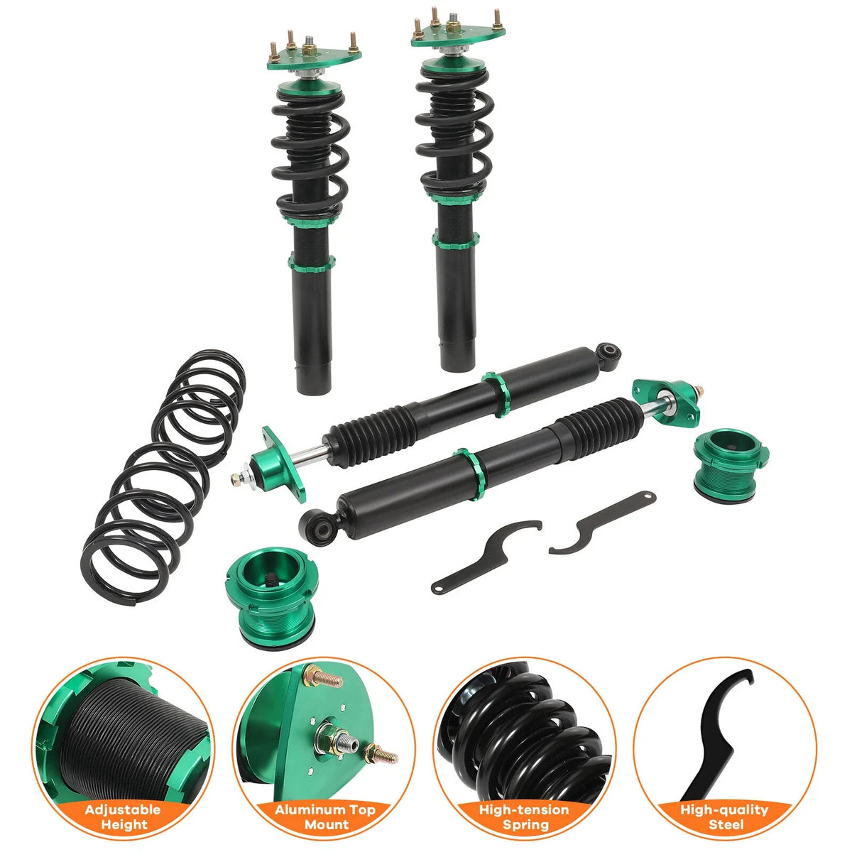 Coilovers for Mazda 3 (2004–2009) Adjustable Height Suspension