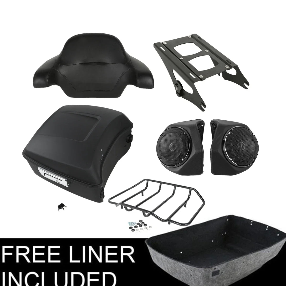 Matt King Speakers for Harley Touring Street Glide Trunk (2014-2026)