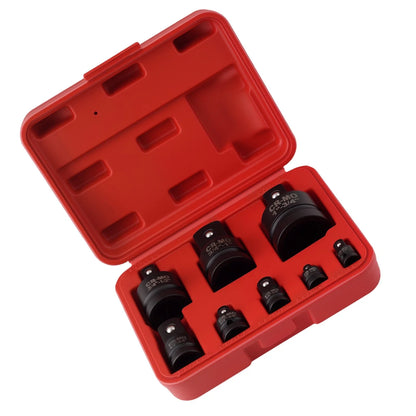 8pcs Impact Drive Adapter Socket Reducer Set CR-MO Steel for Automotive