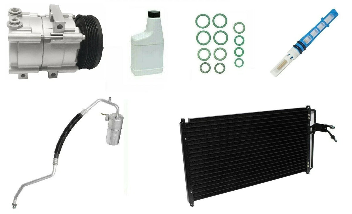 AC Compressor Kit with Condenser for Toyota Land Cruiser 80 (1989–1998)