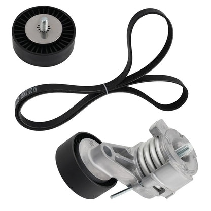 Tensioner Kit with Drive Belt Pulley for BMW E82 E90 E91 E60 2006-2013