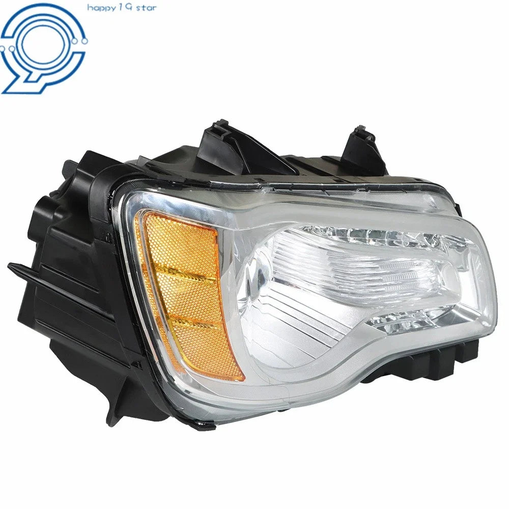 Halogen Right Headlight Assembly for Chrysler 300 (2011–2014) Clear Chrome