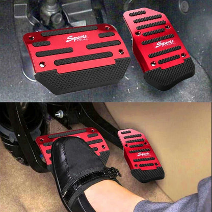 Automatic Gas Brake Foot Pedal Pad Cover - Red Non-Slip for N70