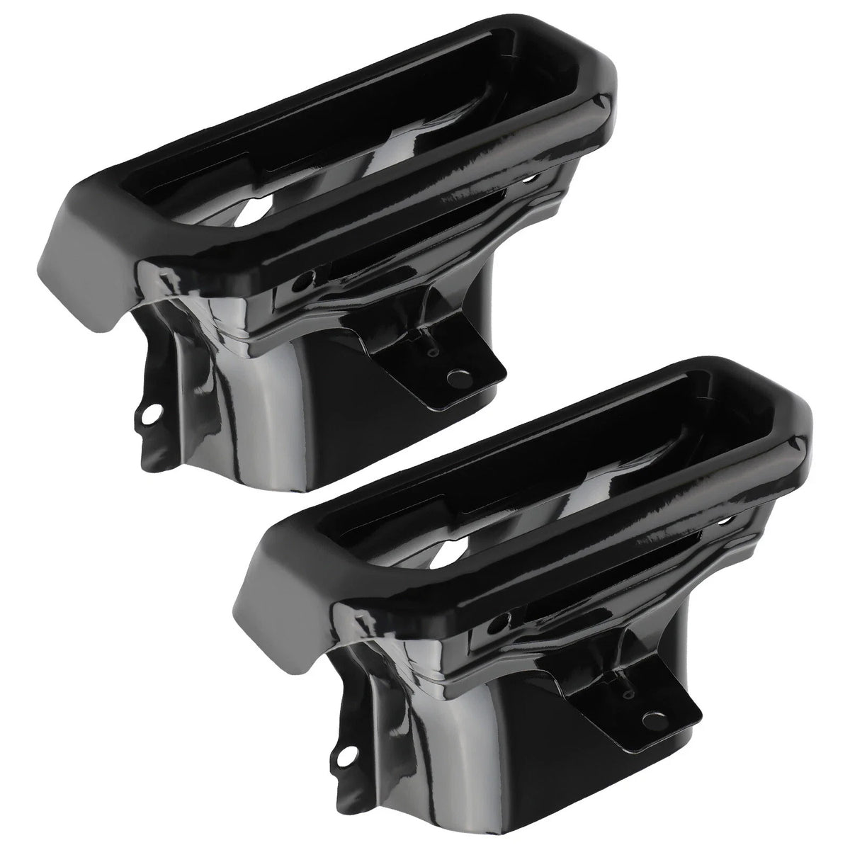 2X Exhaust Bezels for Chevy Silverado 1500 & GMC Sierra 1500 (2019–2024)