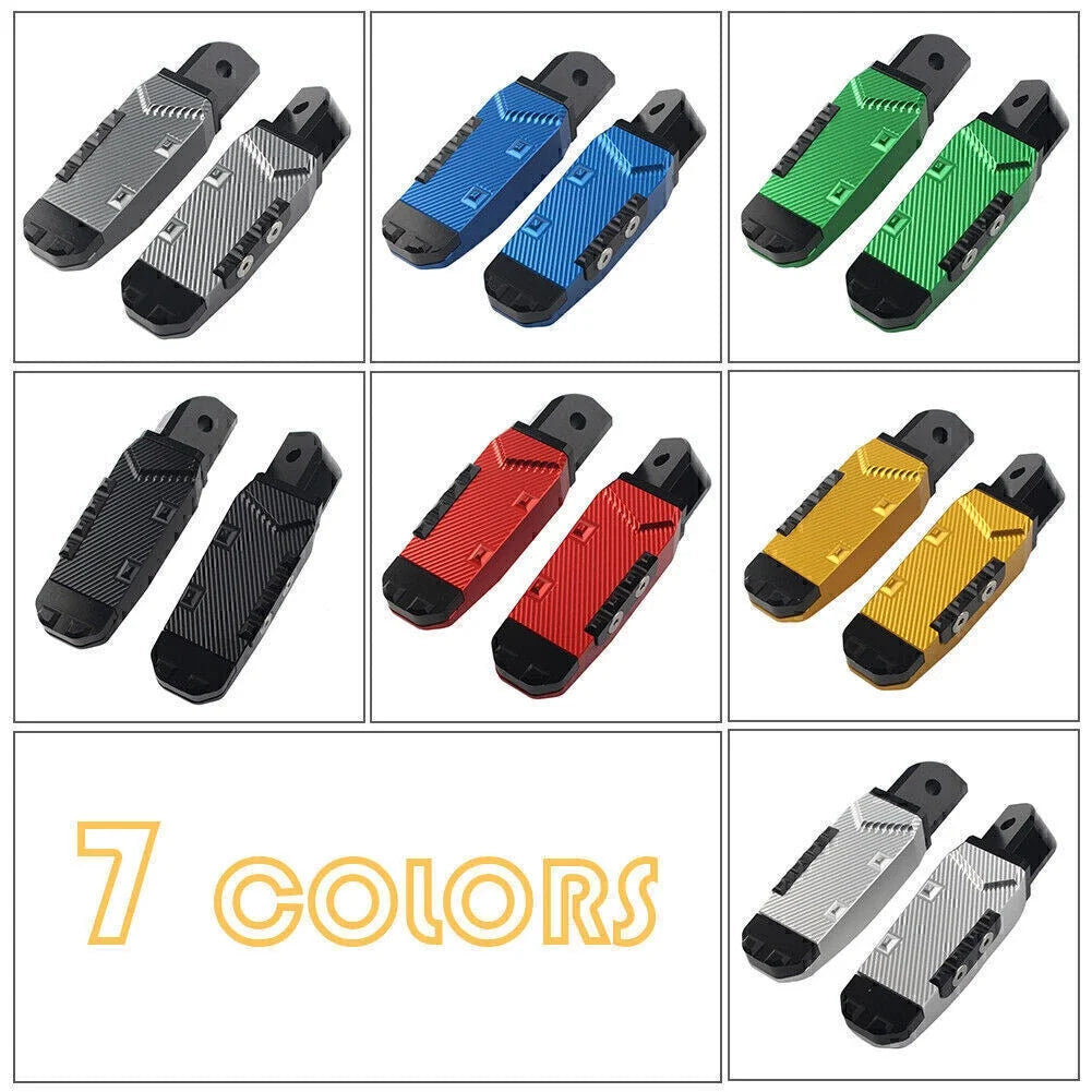 Rear Passenger Footrest Pegs Pedal Pad for Yamaha YZF R1 R6 (2015–2023)