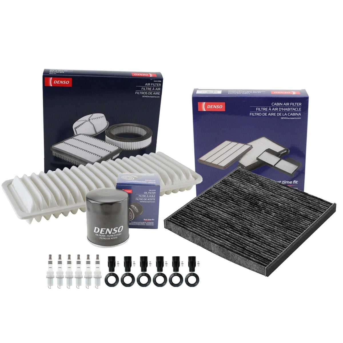 Tune Up Kit with 6 NGK Spark Plugs & Boots for RX400h 2006-2008