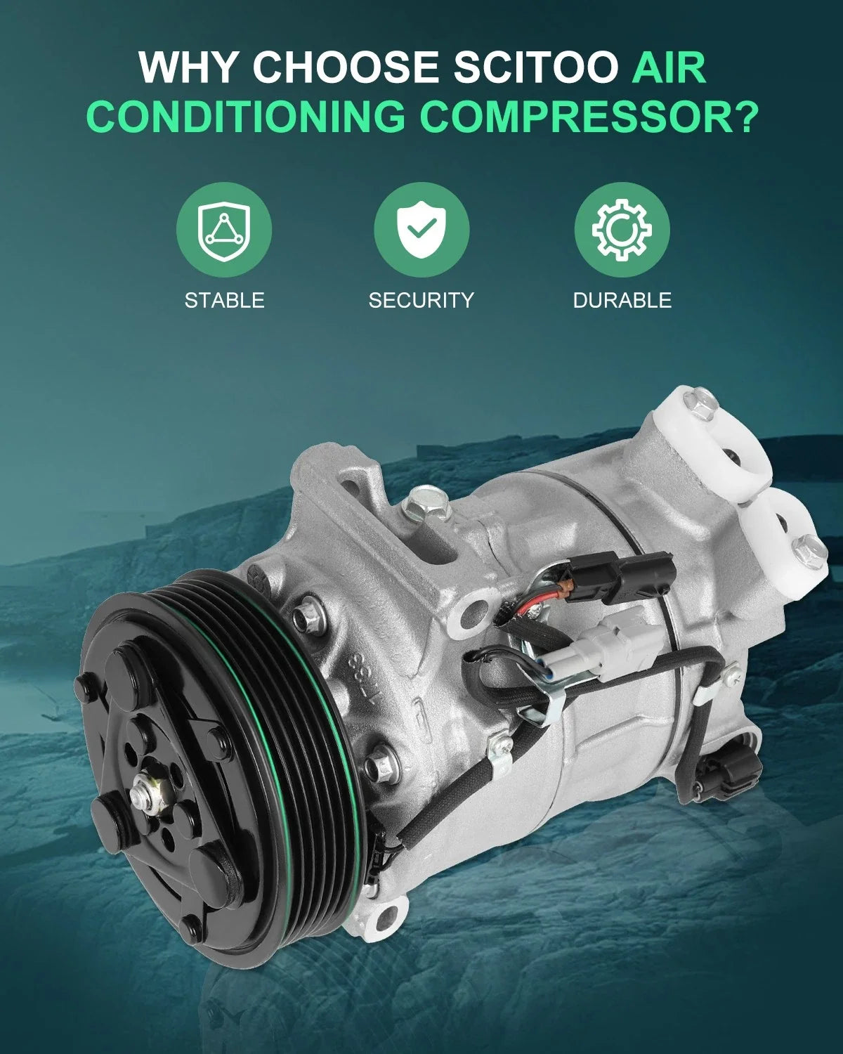 CO 29072C A/C Compressor for Nissan Sentra Tsuru 2013-2019