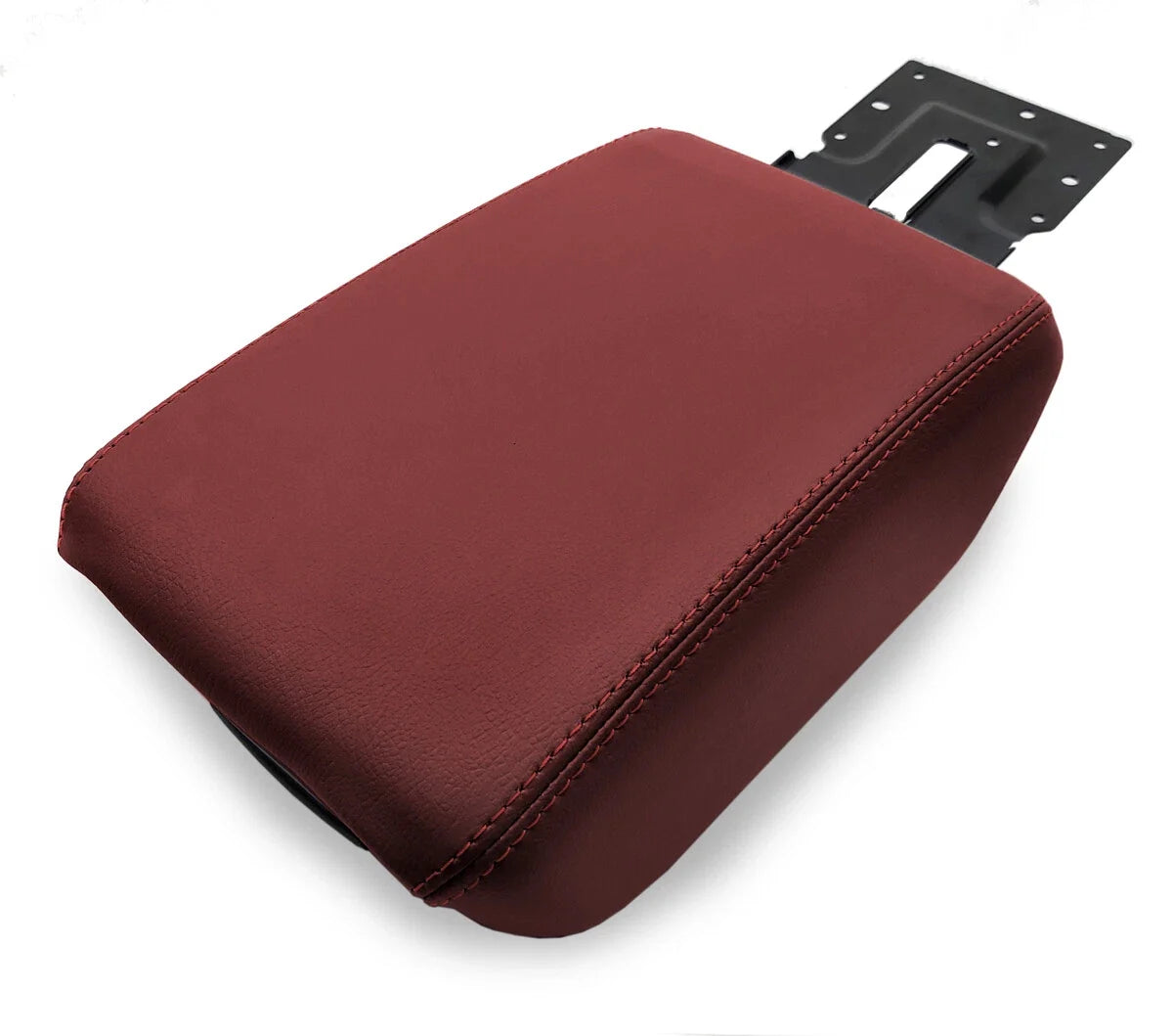 Center Console Lid Armrest for Jeep Wrangler (2018–2020) Red PVC Leather