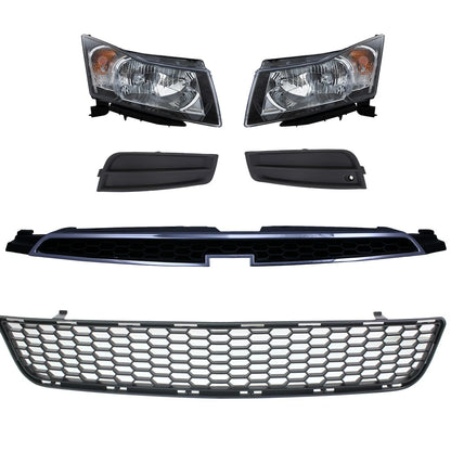 Headlight Kit for Chevrolet Cruze (2012–2014) Halogen 6 Pc