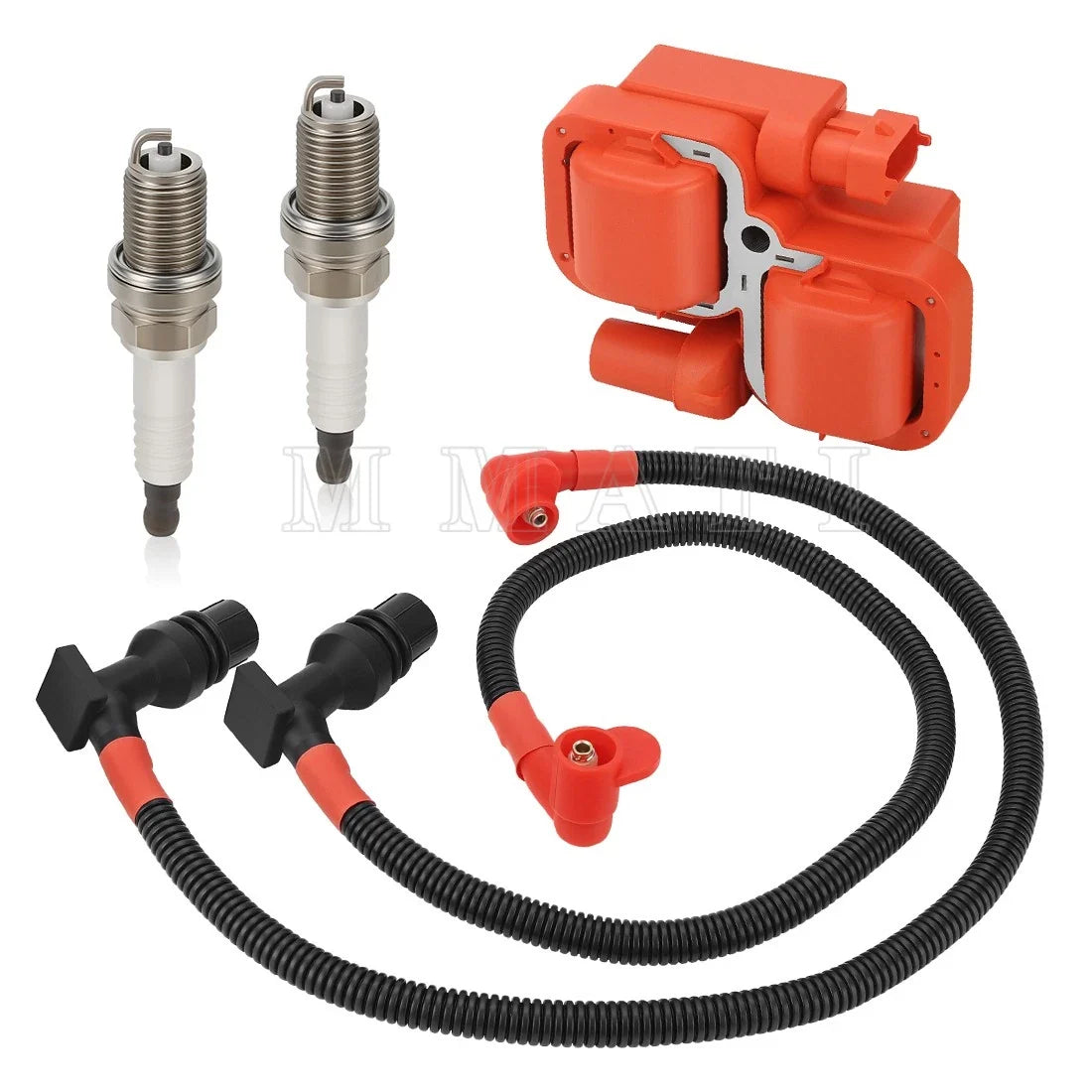 Ignition Coil and Spark Plug Set for Polaris RZR 800 Ranger 2011-2016