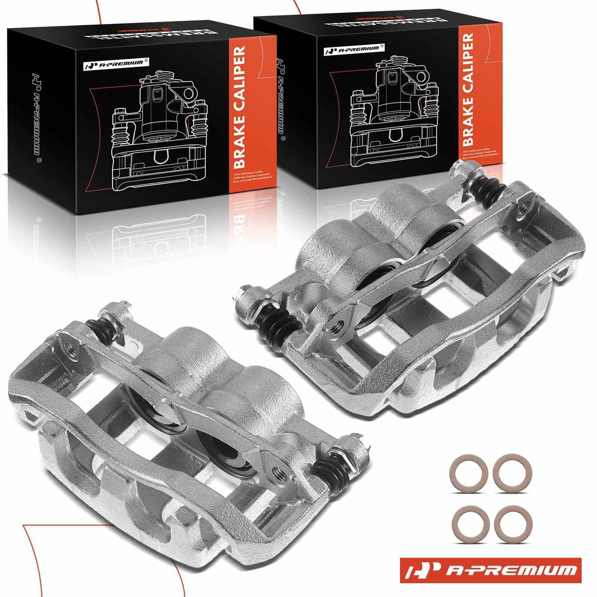 Pair Front Brake Calipers for Ford Explorer (2006–2010) Mercury Mountaineer