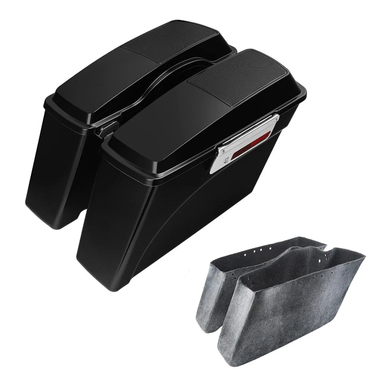 Saddlebag Speaker Lid Key Latch for Harley Road Glide 1994-2013