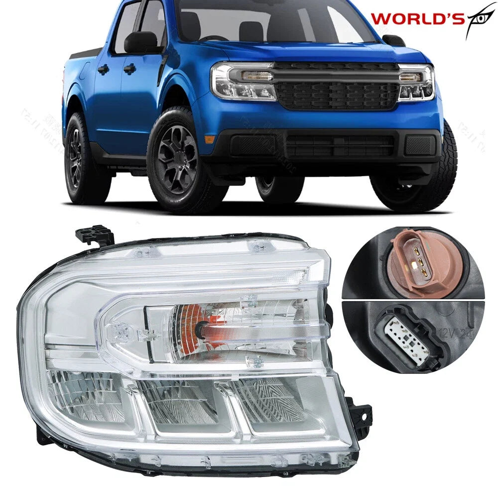 LED Headlight for Ford Maverick XL/XLT (2022–2024) Chrome