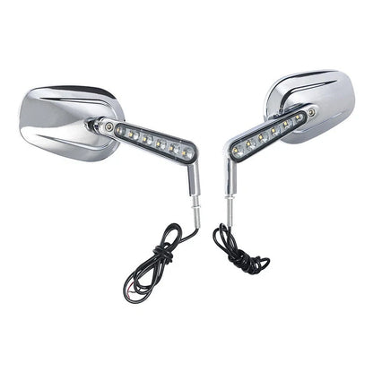 Rear View Mirrors with LED Turn Signals for Harley V Rod VRSCF Muscle 2002-2017