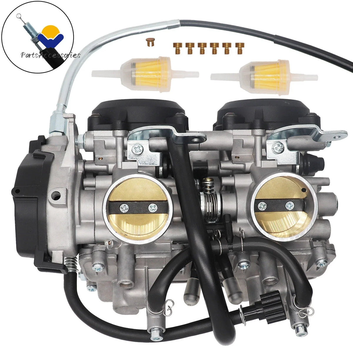 Carburetor & Throttle Cable for Kawasaki Brute Force 650 (2006–2013)